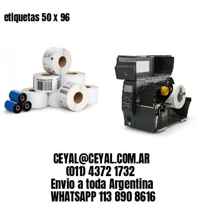 etiquetas 50 x 96