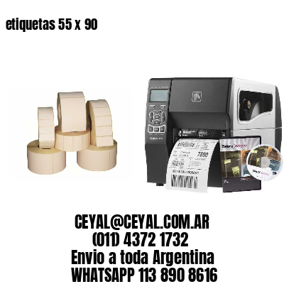 etiquetas 55 x 90