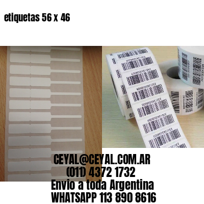 etiquetas 56 x 46