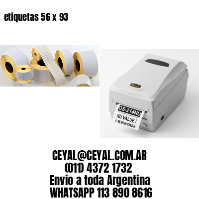 etiquetas 56 x 93