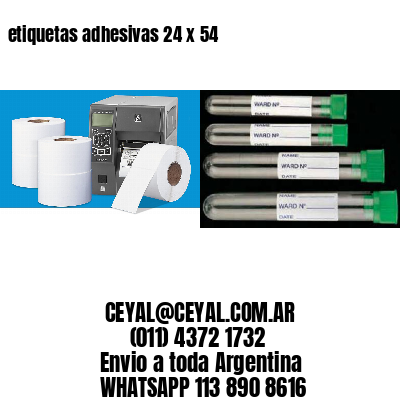 etiquetas adhesivas 24 x 54