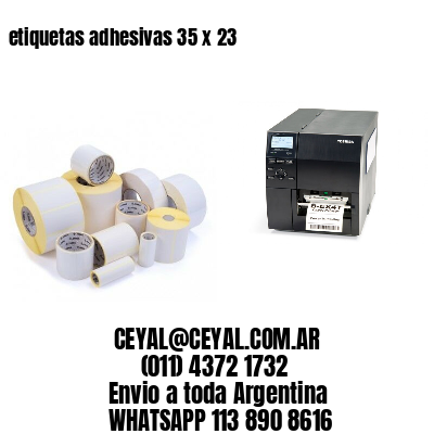 etiquetas adhesivas 35 x 23