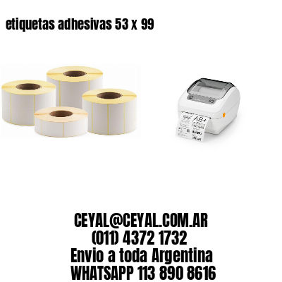 etiquetas adhesivas 53 x 99