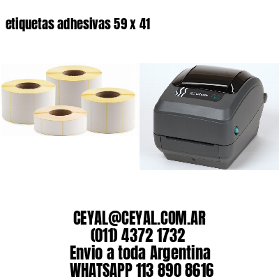 etiquetas adhesivas 59 x 41
