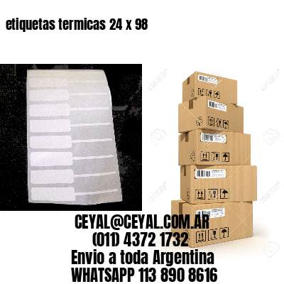 etiquetas termicas 24 x 98
