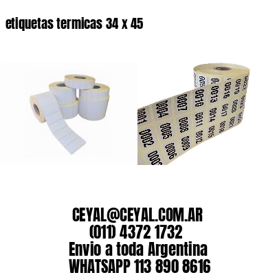 etiquetas termicas 34 x 45