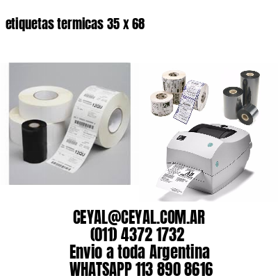 etiquetas termicas 35 x 68