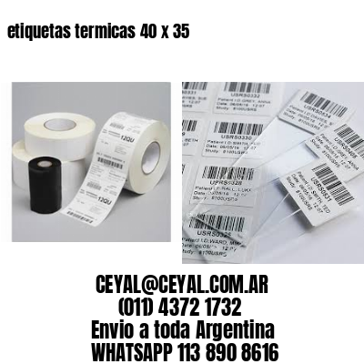 etiquetas termicas 40 x 35