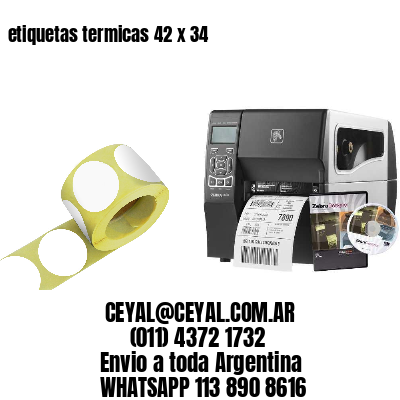 etiquetas termicas 42 x 34