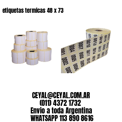 etiquetas termicas 48 x 73