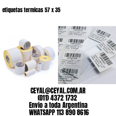 etiquetas termicas 57 x 35