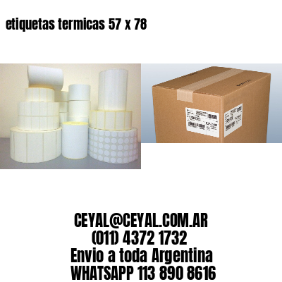 etiquetas termicas 57 x 78