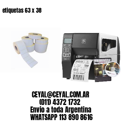 etiquetas 63 x 38