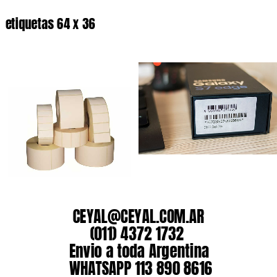 etiquetas 64 x 36