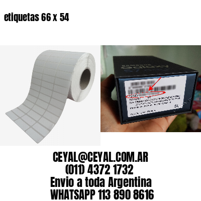 etiquetas 66 x 54