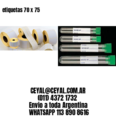 etiquetas 70 x 75