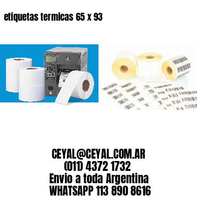 etiquetas termicas 65 x 93