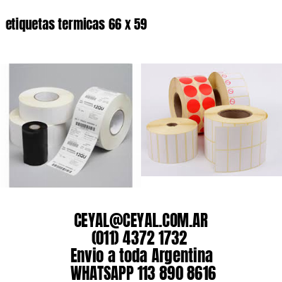 etiquetas termicas 66 x 59