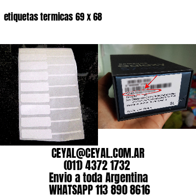 etiquetas termicas 69 x 68