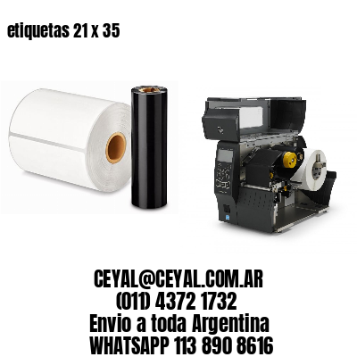 etiquetas 21 x 35