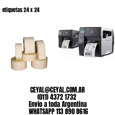 etiquetas 24 x 24
