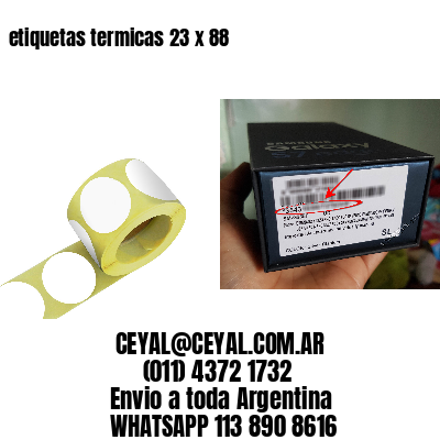 etiquetas termicas 23 x 88