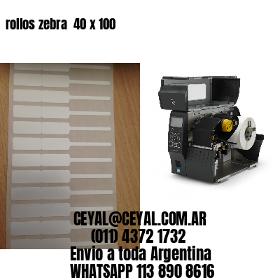 rollos zebra  40 x 100