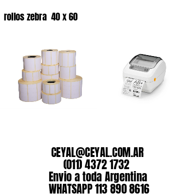 rollos zebra  40 x 60