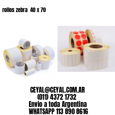 rollos zebra  40 x 70