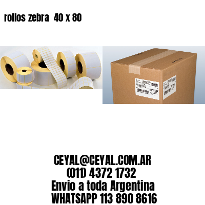 rollos zebra  40 x 80