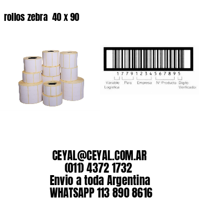 rollos zebra  40 x 90