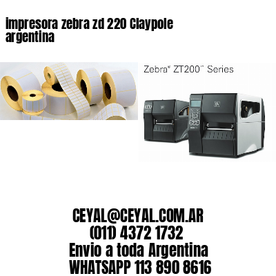 impresora zebra zd 220 Claypole argentina