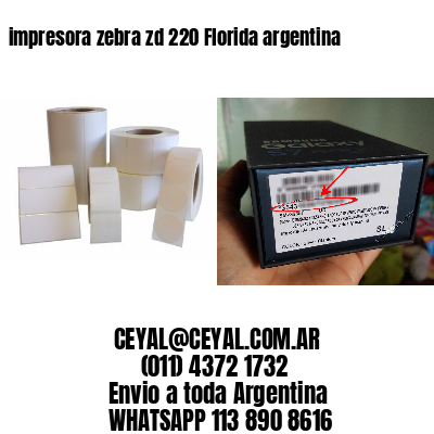 impresora zebra zd 220 Florida argentina