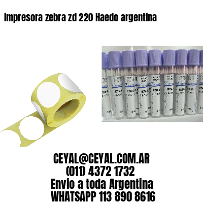 impresora zebra zd 220 Haedo argentina