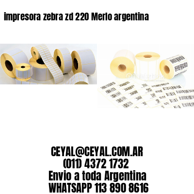 impresora zebra zd 220 Merlo argentina