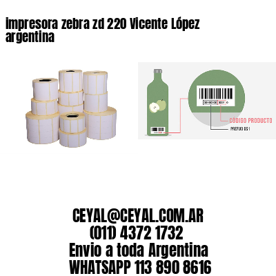 impresora zebra zd 220 Vicente López argentina