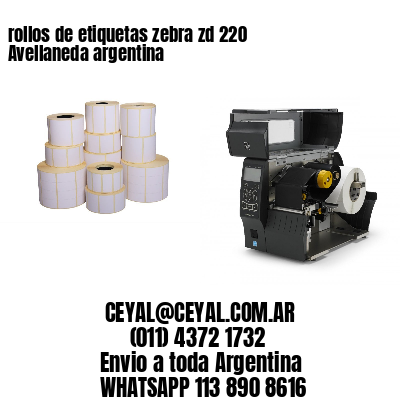 rollos de etiquetas zebra zd 220 Avellaneda argentina