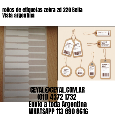 rollos de etiquetas zebra zd 220 Bella Vista argentina