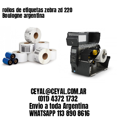 rollos de etiquetas zebra zd 220 Boulogne argentina