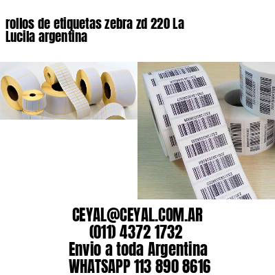 rollos de etiquetas zebra zd 220 La Lucila argentina
