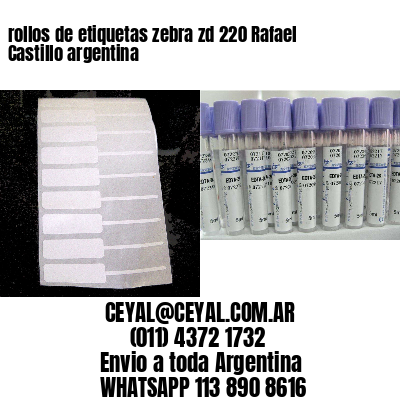 rollos de etiquetas zebra zd 220 Rafael Castillo argentina