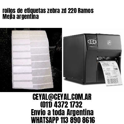 rollos de etiquetas zebra zd 220 Ramos Mejía argentina