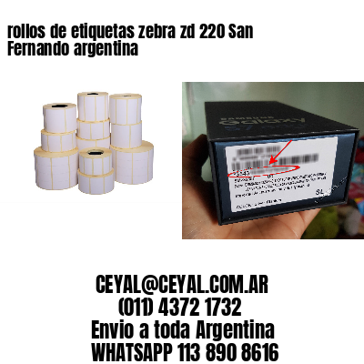 rollos de etiquetas zebra zd 220 San Fernando argentina
