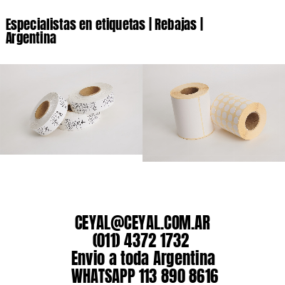 Especialistas en etiquetas | Rebajas | Argentina