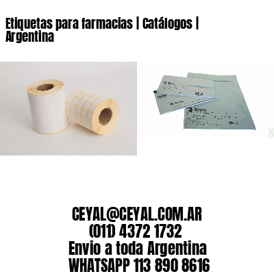 Etiquetas para farmacias | Catálogos | Argentina