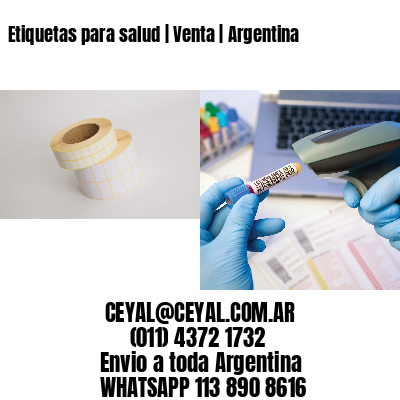 Etiquetas para salud | Venta | Argentina