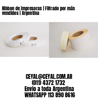 Ribbon de impresoras | Filtrado por más vendidos | Argentina