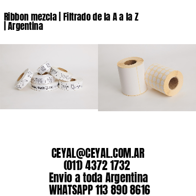 Ribbon mezcla | Filtrado de la A a la Z | Argentina