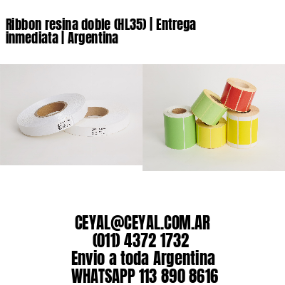 Ribbon resina doble (HL35) | Entrega inmediata | Argentina