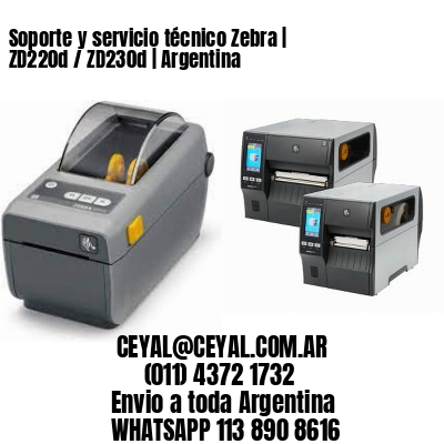 Soporte y servicio técnico Zebra | ZD220d / ZD230d | Argentina